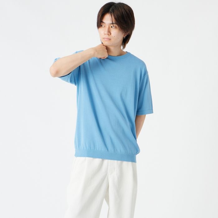 【送料無料】 RYE TENDER ライテンダー 別注 ショートスリーブニットTシャツ 10012620-JF メンズ トップス 半袖 2026SS M/L 全5色｜JEANS FACTORY Online Shop