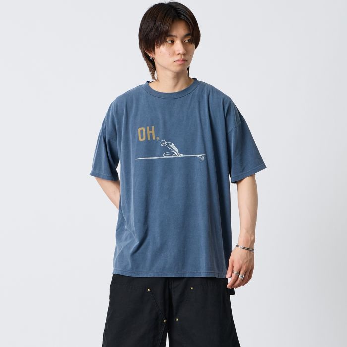 【店内全品貨物輸送無料】 REMI RELIEF レミ浮彫り 別注 SP産業ビッグ刷り上げるティーシャツ OH. RN30389196-JF メンズ トップス 半袖 2026SS S/M 米国海軍