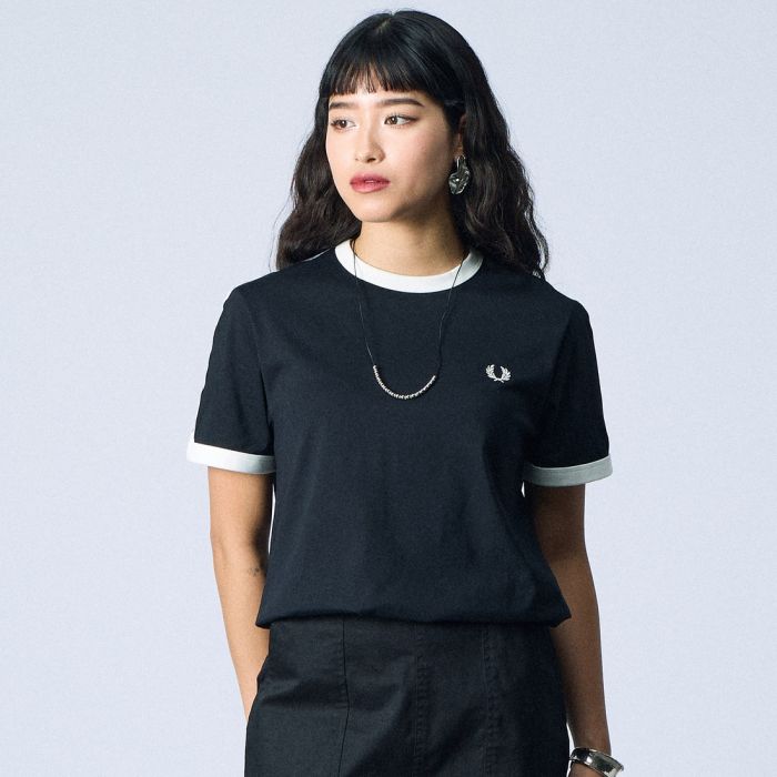 【送料無料】 FRED PERRY フレッドペリー テープドリンガーTシャツ M4620 レディース トップス 半袖 2026SS XS/S 全3色｜JEANS FACTORY Online Shop