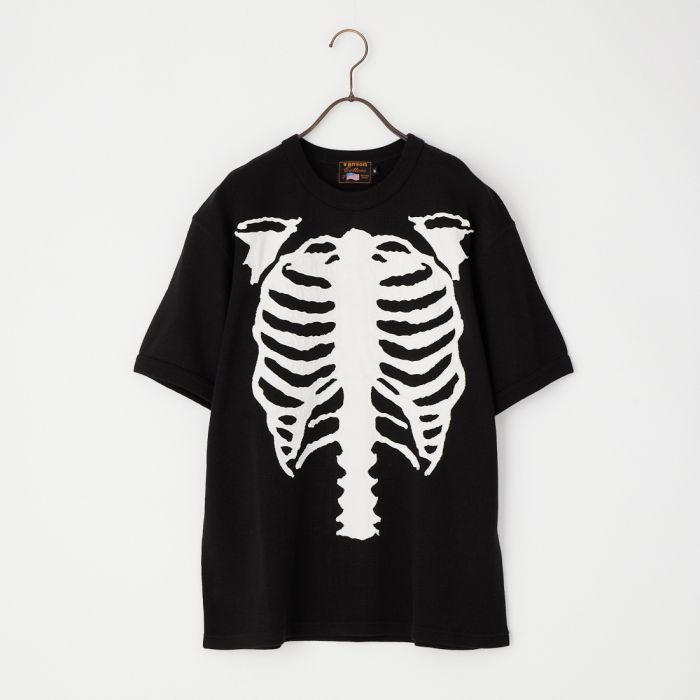 【送料無料】 VANSON バンソン BONE サーマルショートスリーブTシャツ RZV-2601 メンズ トップス 半袖 2026SS M/L ブラック/ホワイト｜JEANS FACTORY Online Shop