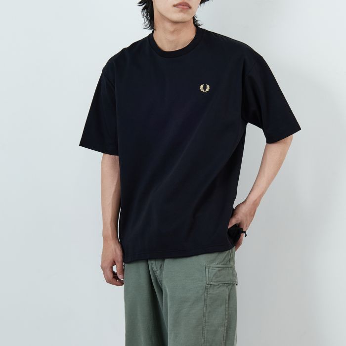 【送料無料】 FRED PERRY フレッドペリー 別注 ワンポイントロゴ刺繍 ポンチドローコードTシャツ FPM-26S-022JF メンズ トップス 2026SS M/L 全4色｜JEANS FACTORY Online Shop 10,296円