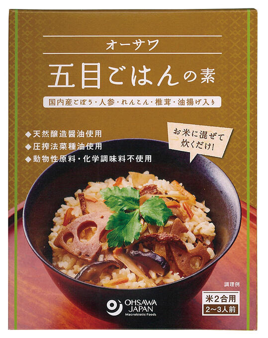 楽天市場】【送料一律540円】国産野菜の五目炊き込み御飯の素 150g（創健社） : 株式会社 ジャパンフーズ