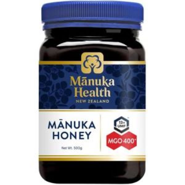 <br>マヌカヘルス　マヌカハニー　MGO400+／UMF13+　500g（富永貿易）