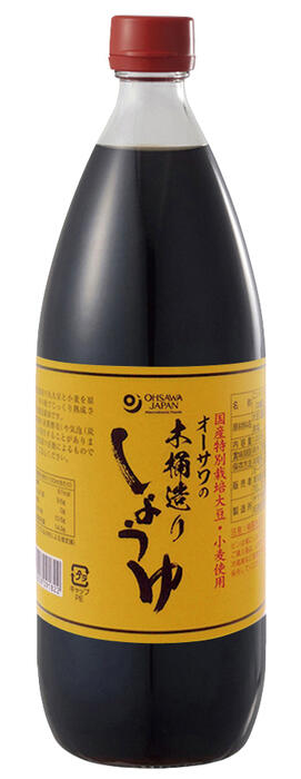 【12本セット】木桶造りしょうゆ 1L｜株式会社　ジャパンフーズ