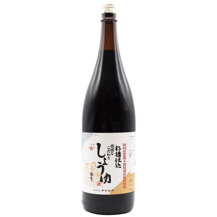 【3本セット】頑固本生濃口醤油 1.8L（ヤマヒサ）｜株式会社　ジャパンフーズ
