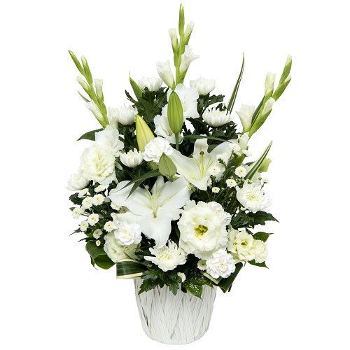 【供花アレンジ・洋花】供花・弔事・お悔み・ご命日・法事・一周忌・三回忌・ご葬儀・お盆・お彼岸・ペット用・お仏壇用など