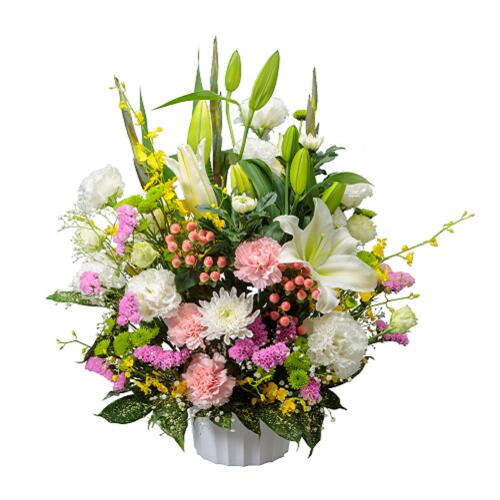 【供花アレンジ・洋花】供花・弔事・お悔み・ご命日・法事・一周忌・三回忌・ご葬儀・お盆・お彼岸・ペット用・お仏壇用など