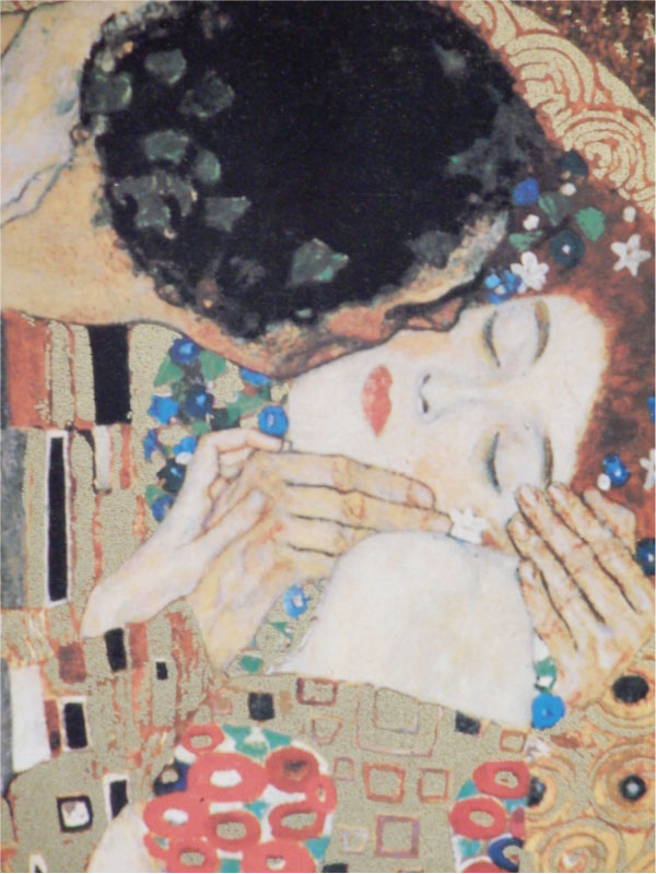 イタリア製 クリムト 接吻 アート 絵画 壁掛け インテリア 美術