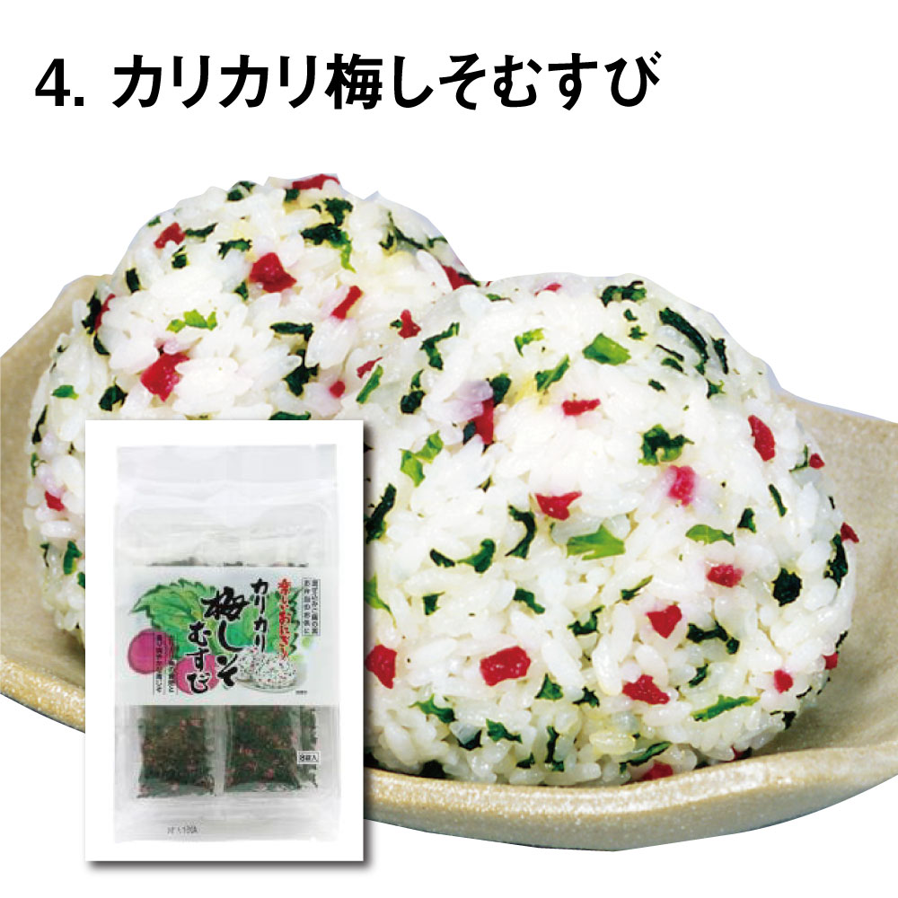 梅ちりめん 2個セット メール便 五色の花むすびシリーズ 混ぜご飯の素1,000円 おにぎり 送料無料 ふりかけ お弁当