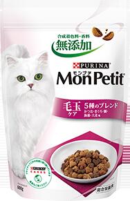 モンプチ　ドライ　毛玉ケア　5種のブレンド　600g｜Ｌｉｆｅ Ｗｉｔｈ Ｐｅｔ