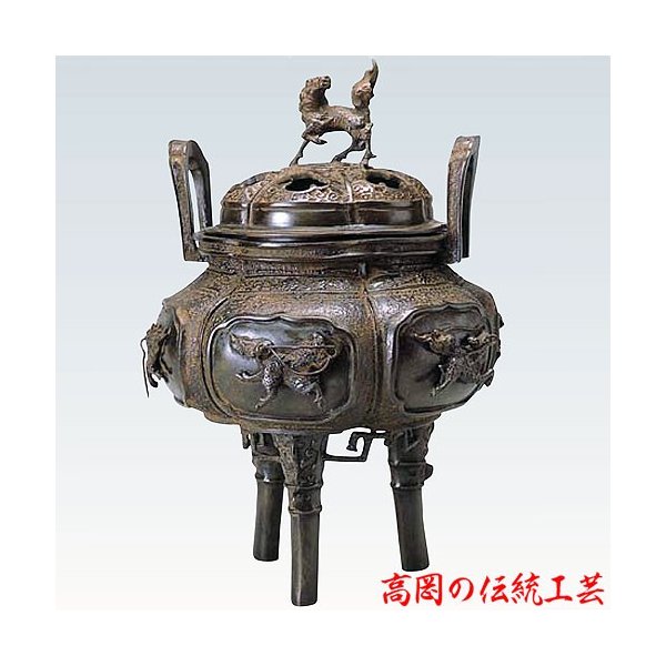 \u003cBR\u003e香炉 特大間取 瑞峰作 青銅製 古銅色 丘陵銅器 麒麟 今めかしい 愛くるしげ 室内装飾 仏具 今めかしい 蓋付き添い人 茶道具 お香  日本製 貨物輸送無料