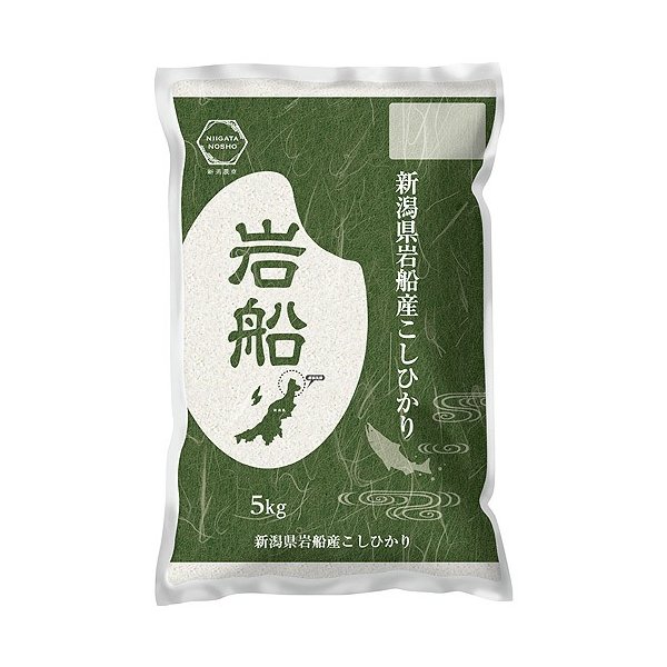 贈答 ギフト 令和7年 2025 岩船産 新潟県産 コシヒカリ 精米 5kg メーカー直送 送料無料 お米 5キロ こしひかり 白米 令和7年産 新潟 新潟農商
