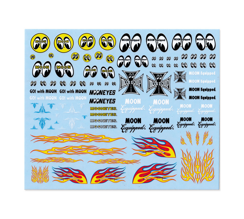 楽天市場】ムーンアイズ 1/64 ダイキャスト デカール MOONEYES