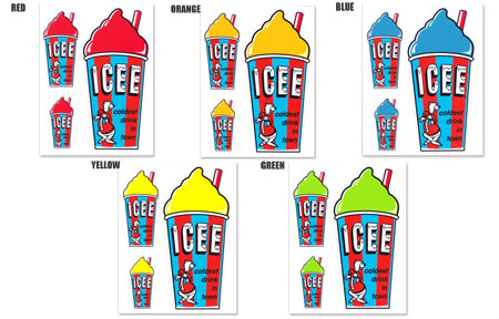 楽天市場】アイシー ICEE ステッカー 車 バイク スーツケース