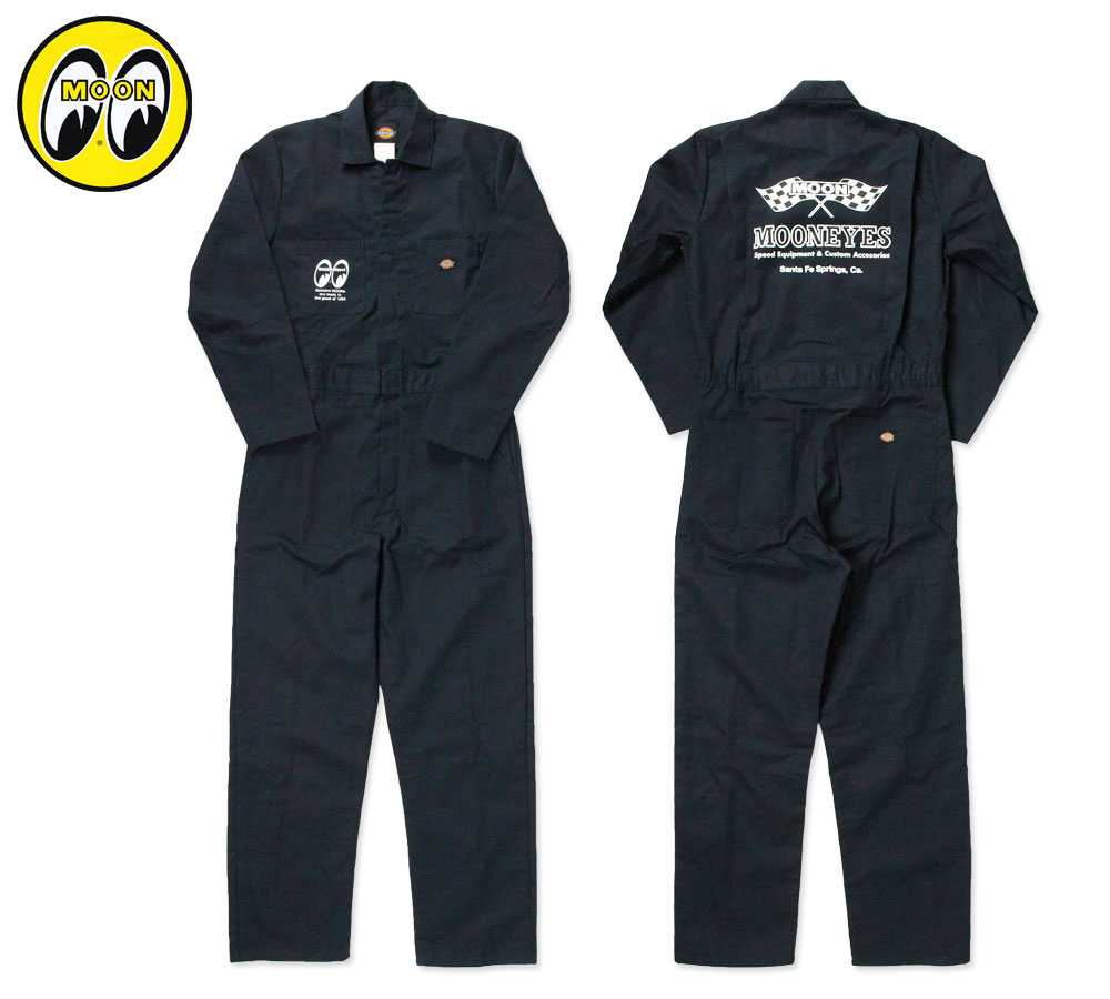 MOON Equipped カバーオール (半袖) [MQF008NBK] つなぎ (M) (ネイビー M) 制服、作業服