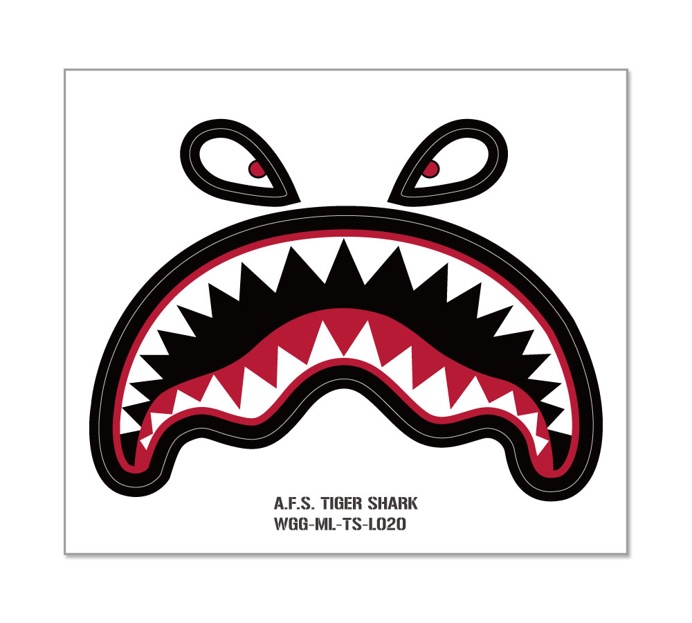 楽天市場 ミリタリー ステッカー アメリカン 車 おしゃれ かっこいい アウトドア スーツケース バイク カーステッカー 戦闘機 アメリカ軍 Us Air Force エアフォース ノーズアート Air Fighter Symbols タイガーシャーク サイズl メール便ok Sc Tsl0 Ahd U S