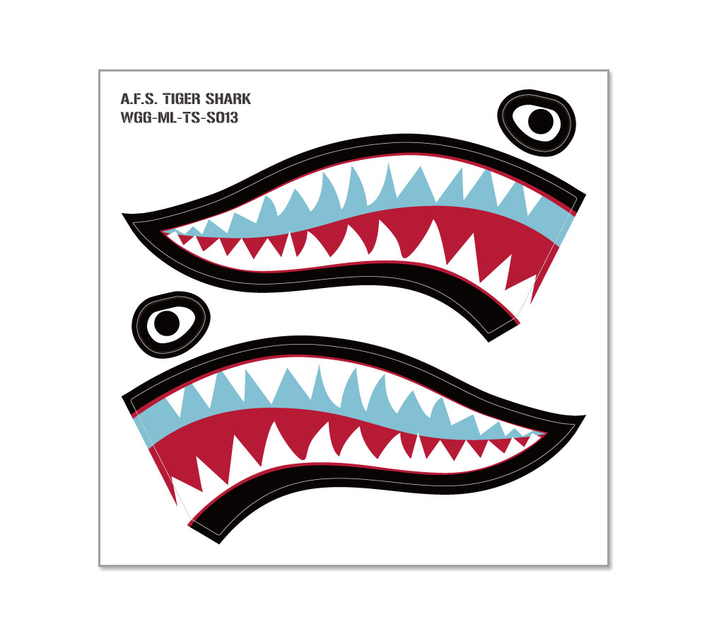 楽天市場 ミリタリー ステッカー アメリカン 車 おしゃれ かっこいい アウトドア スーツケース バイク カーステッカー 戦闘機 アメリカ軍 Us Air Force エアフォース ノーズアート Air Fighter Symbols タイガーシャーク 左右セット サイズs メール便ok Sc Tss013