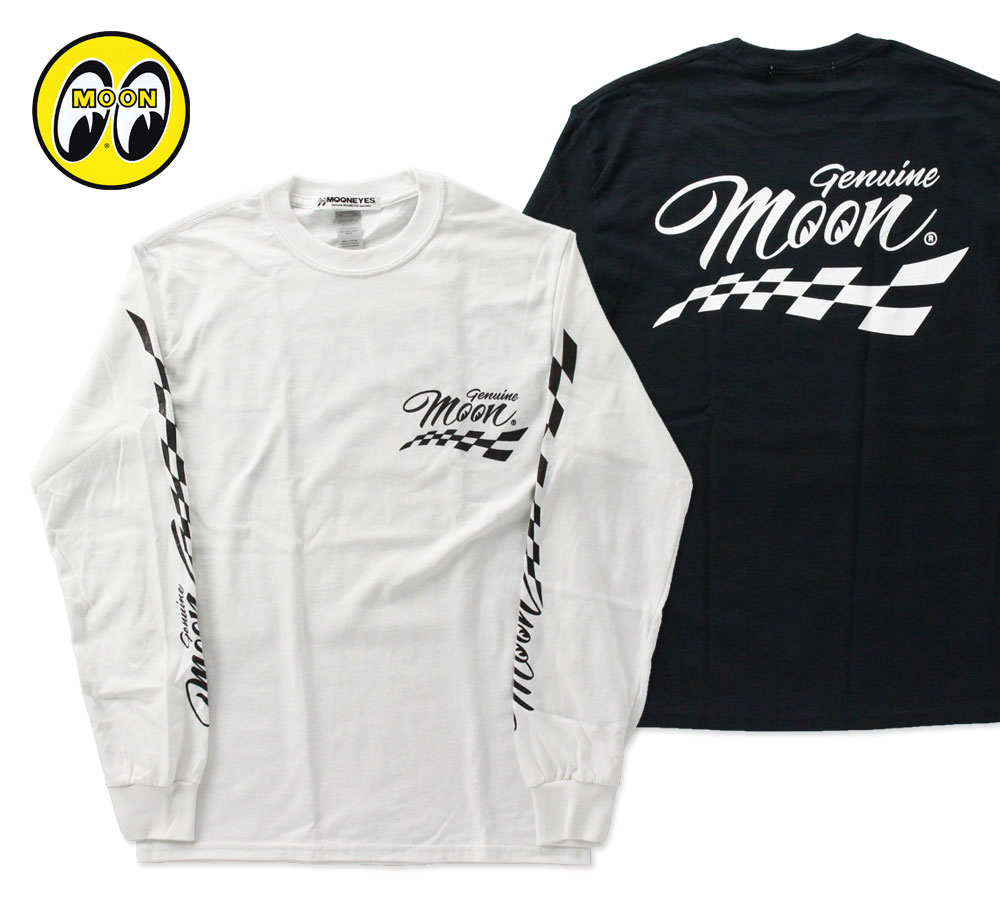 楽天市場 ムーンアイズ Tシャツ メンズ 長袖 アメカジ おしゃれ かっこいい ホットロッド レーシング モーター Mooneyes Genuine Moon Checker ロングスリーブ Tシャツ メール便ok Ts Tml725 Mon U S Junkyard