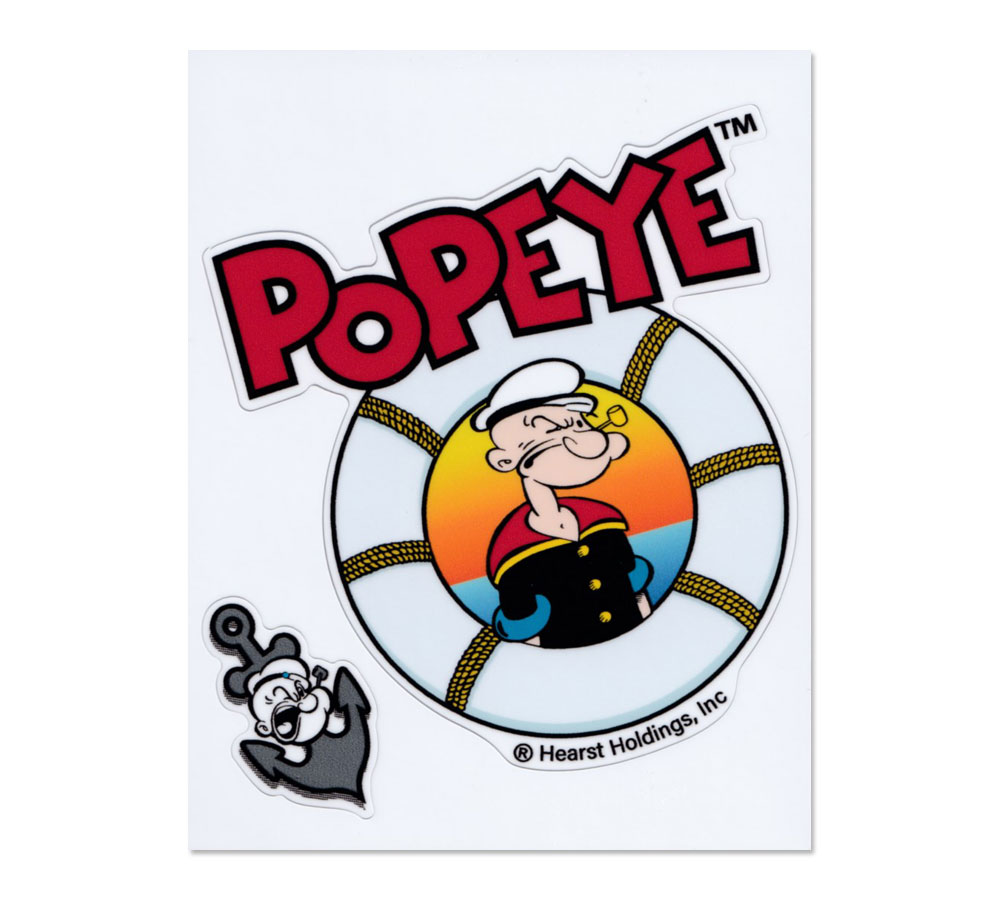 アメリカンキャラクター　ポパイ 楽天市場】ポパイ ステッカー キャラクター アメリカ おしゃれ