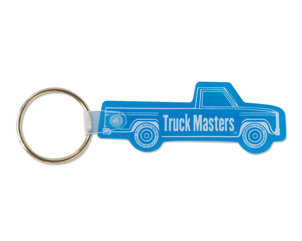 ブルーパニック ラバーキーホルダー おしゃれ かっこいい 車 バイク トラック ホットロッド カスタム Blue Panic ピックアップキーリング クリアブルー Kh Dgbp018bl Mon 素晴らしい