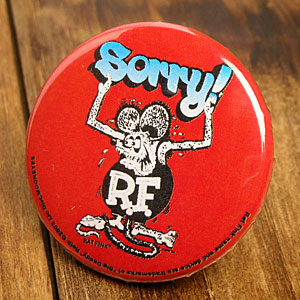 ラットフィンク ピンバッジ 缶バッジ ワッペン 9点セット RATFINK RAT FINK Rat Fink(ラットフィンク) パッチ 9.5cm : MOONEYES