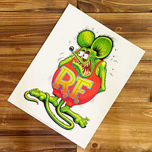 楽天市場 Rat Fink ラット フィンク ベーシック ポスター Mooneyes
