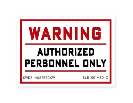 楽天市場 ステッカー アメリカン かっこいい おしゃれ 世田谷ベース インテリア 警告 注意書き 案内 サイン 表示 Sign Labels Warning 許可ある者のみ メール便ok Sc Slb001medc Sxw U S Junkyard