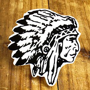 楽天市場 ステッカー 車 アメリカン おしゃれ バイク ヘルメット かっこいい カーステッカー インディアン メール便ok Sc 143 Gen U S Junkyard