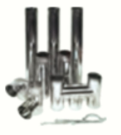 オリオン機械 ジェットヒーター アクセサリー　排気筒セット　HS290A-L HS290-L(L1) HS290A-LT HS290-L1T80 対応 ORION オリオン ヒーター 純正オプション 純正部品｜自動車工具専門店　エジハポ