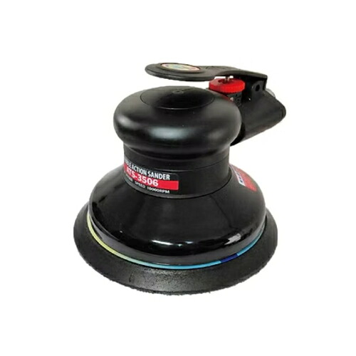 アムワ ATS-3506 (LP)　のり付きペーパー用パッド　ダブルアクションサンダー (非吸塵式)　パッドサイズ125Φ　全高88mm 低重心設計　エアーサンダー エアーツール エアー工具 のりパッド のり式パッド AMUWA あむわ 株式会社アムワ ATS3506