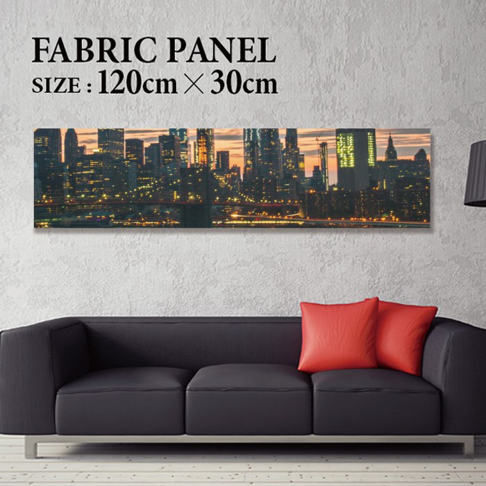 ファブリックパネル 120x30cm 飾るだけでお洒落に! アートパネル ヤシ 部屋 インテリア アート パネル ボード 雑貨 フレーム 人気 壁掛け サーフ DIY インテリア オシャレ ソファー ウォール 北欧 壁紙 空 サーフィン 雲 青空 綺麗 青 水色 海 うみ|Jiggy Box
