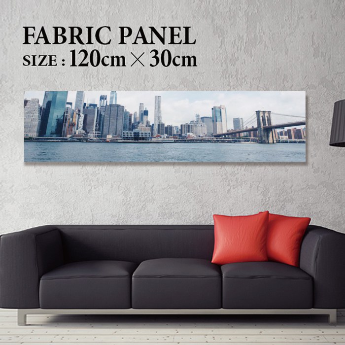 ファブリックパネル 120x30cm 飾るだけでお洒落に! アートパネル ヤシ 部屋 インテリア アート パネル ボード 雑貨 フレーム 人気 壁掛け サーフ DIY インテリア オシャレ ソファー ウォール 北欧 壁紙 空 サーフィン 雲 青空 綺麗 青 水色 海 うみ|Jiggy Box