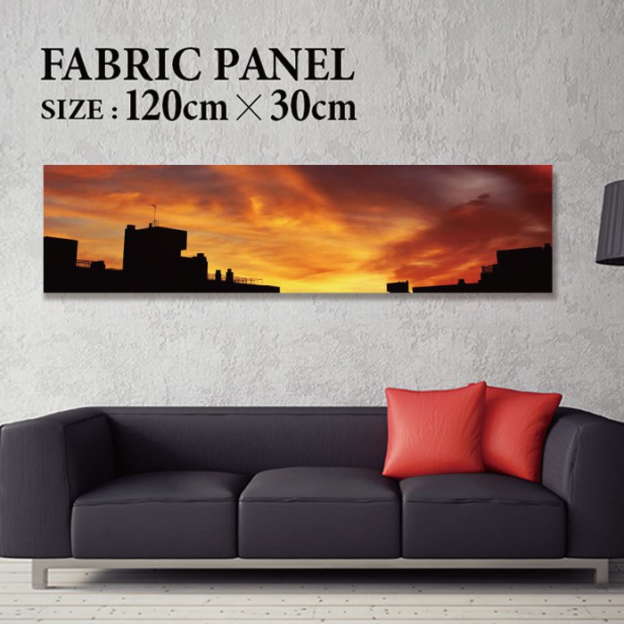 ファブリックパネル 120ｘ30cm 飾るだけでお洒落に！ アートパネル ヤシ 部屋 インテリア アート パネル ボード 雑貨 フレーム 人気 壁掛け サーフ DIY インテリア オシャレ ソファー ウォール 北欧 壁紙 空 サーフィン 雲 青空 綺麗 青 水色 海 うみ｜Jiggy Box