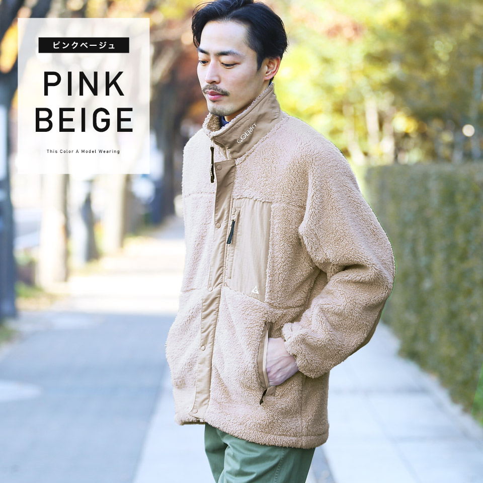 防寒 冬物 ブルゾン フリース Jiggys メンズ 冬服 ブランド ボアアウター ベージュ ジャケット 冬服 ボアアウター ホワイト ボア Boa Shop 冬物 グレー アウター 冬 Half ネイビー 長袖 メンズファッション 送料無料 Gerry ジェリー Jk ボア