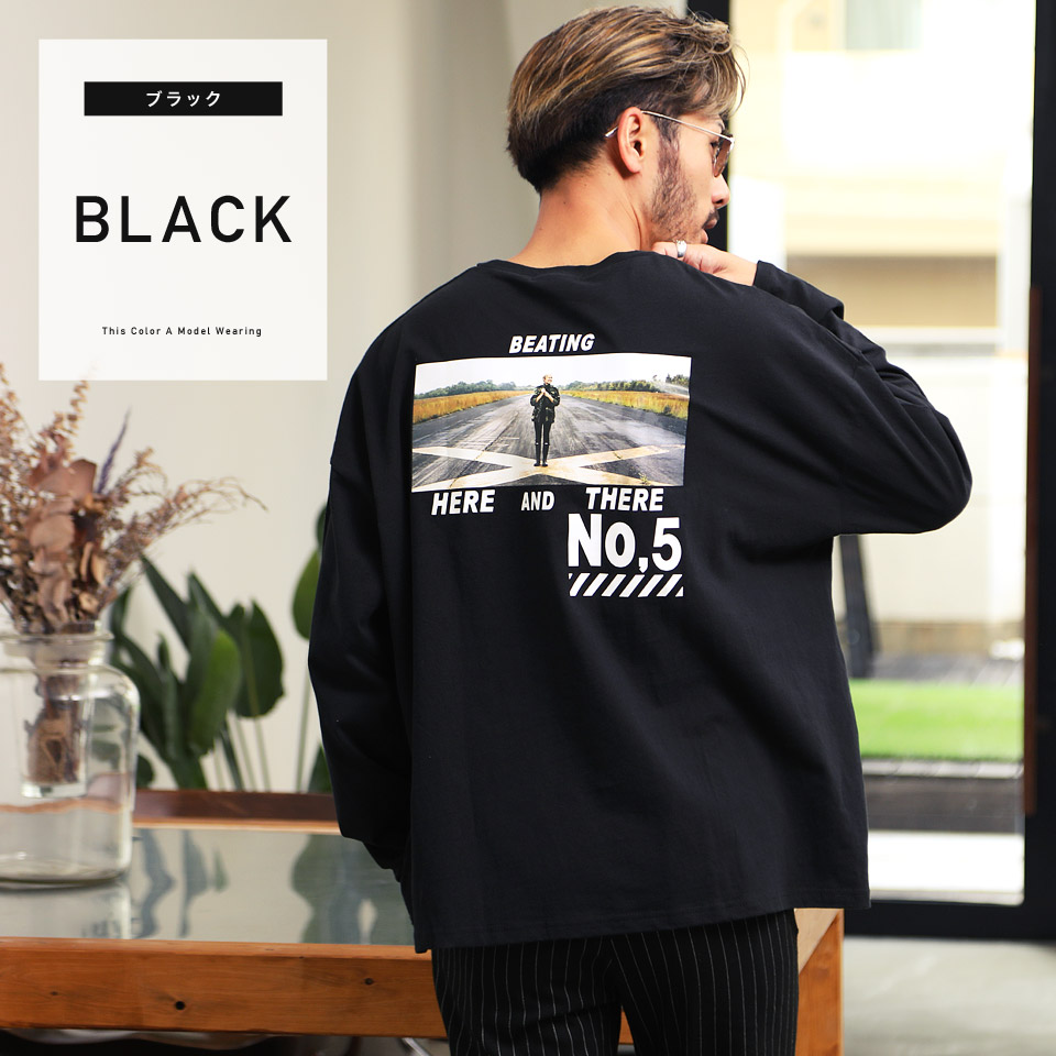 楽天市場 転写ロンt ロンt メンズ Tシャツ おしゃれ 長袖tシャツ ロンティー カットソー トップス メンズファッション 春 春服 春物 綿 綿100 ホワイト ブラック Jiggys Shop