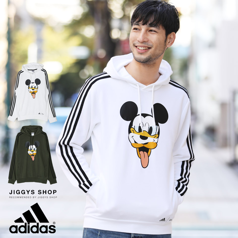 楽天市場 公式 アディダス Adidas ディズニーパーカー Disney Hoodie メンズ ウェア トップス パーカー フーディー スウェット 白 ホワイト Gd5863 トレーナー Adidas Online Shop 楽天市場店