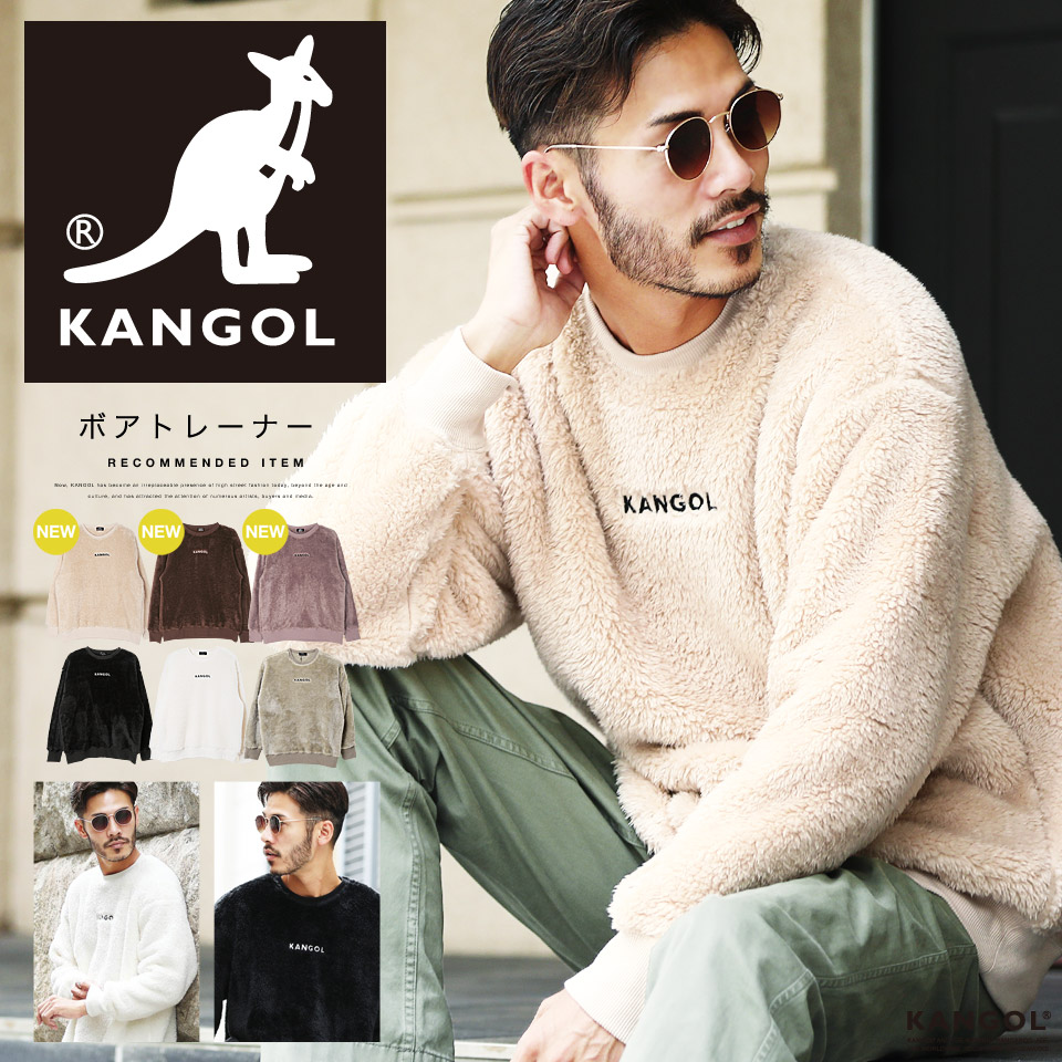 楽天市場 送料無料 Kangol カンゴール 裏毛クルーネックトレーナー トレーナー メンズ クルーネック ブランド 長袖 ロゴ スウェット スエット おしゃれ 韓国 ファッション ペアルック 服 春服 秋服 冬服 白 黒 秋冬 裏毛 Jiggys Shop