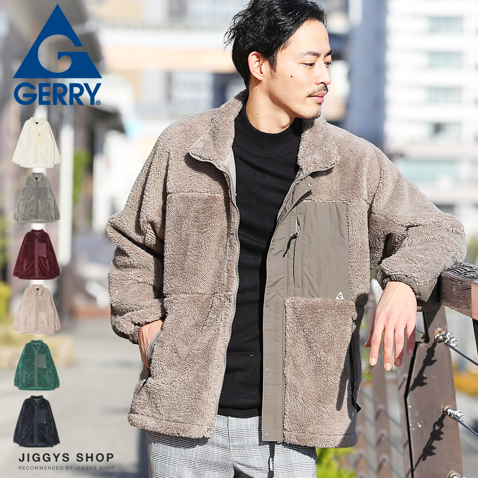 冬 Jk ボア 冬物 冬服 ブランド ベージュ ボア 防寒 ジャケット メンズファッション ベージュ アウター ブルゾン 送料無料 フリース Jiggys Shop グレー Boa Gerry ジェリー Jk ボア メンズ ブランド ネイビー ボアアウター 長袖 ホワイト Half