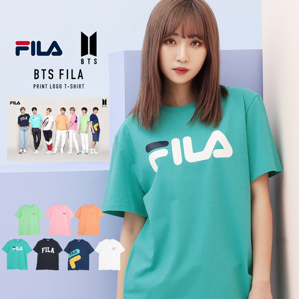 楽天スーパーSALE】【クーポン対象外】FILA BTS コラボ tシャツ メンズ