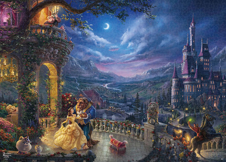 楽天市場】ジグソーパズル Beauty and the Beast Dancing in the 