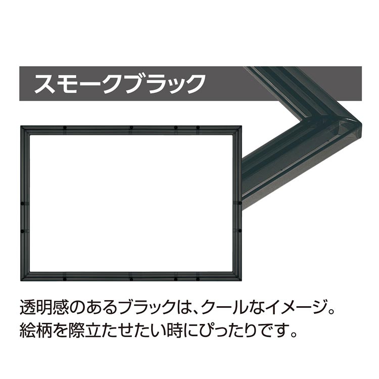 市場 EPP-30-707 No.7 パネル ラッピング対象外 スモークブラック クリスタルパネル 5-B 38×53cm フレーム