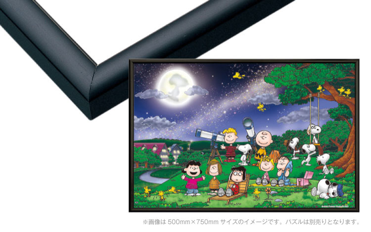 ジグソーパズル EPP-66-819　パネルマックス　No.19 / 20-T　ブラック 73×102cm （ラッピング対象外） EPP-66-819  エポック社 ［CP-PN］ パズル用 ジグソーパズル パネル フレーム 額縁 枠 誕生日 プレゼント