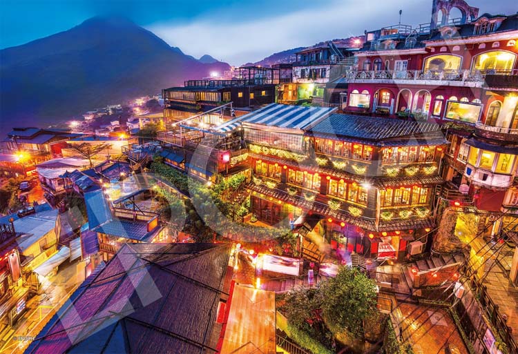 楽天市場】ジグソーパズル 九分（きゅうふん）の夜景-台湾 1000ピース