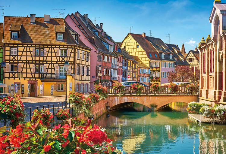 楽天市場】ジグソーパズル コルマール 木組みの家（フランス） 500