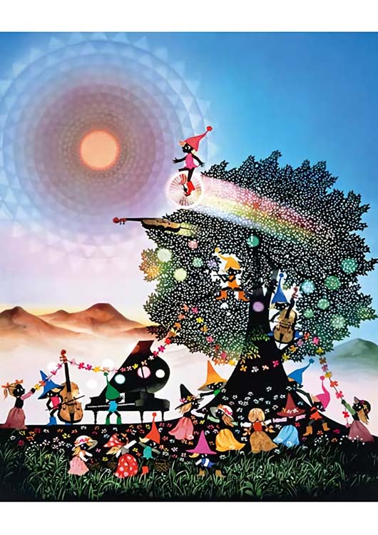 楽天市場】ジグソーパズル 500ピース ジェノバの海(藤城清治) APP-500