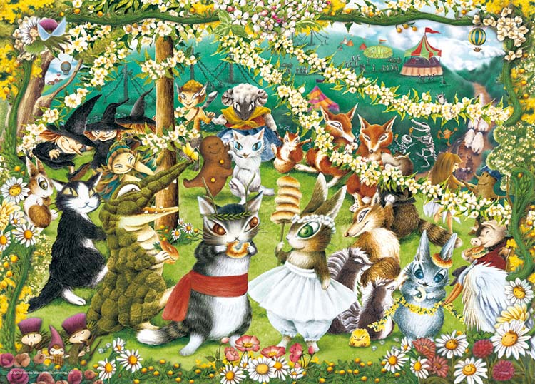 楽天市場】ジグソーパズル 300ピース 世界子猫会議(わちふぃーる