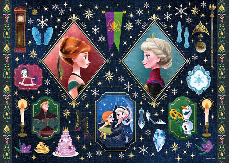 ジグソーパズル 500ピース 大切な思い出（アナと雪の女王）(アナと雪の女王) TEN-D500-648 テンヨー パズル/PUZZIE/ギフト/誕生日/プレゼント/誕生日プレゼント画像
