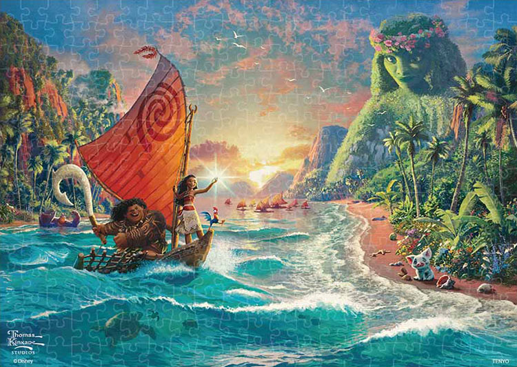 ●予約　ジグソーパズル 300ピース Moana (モアナと伝説の海) TEN-D300-073 テンヨー パズル Puzzle ギフト 誕生日 プレゼント画像