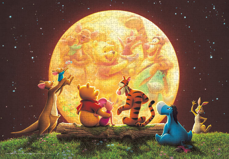 楽天市場】◇希少品◇1000ピースジグソーパズル『プーさんの森へ