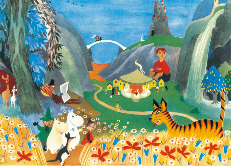 楽天市場】ジグソーパズル 1000ピース 秘密の島(ムーミン) YAM-10-1474